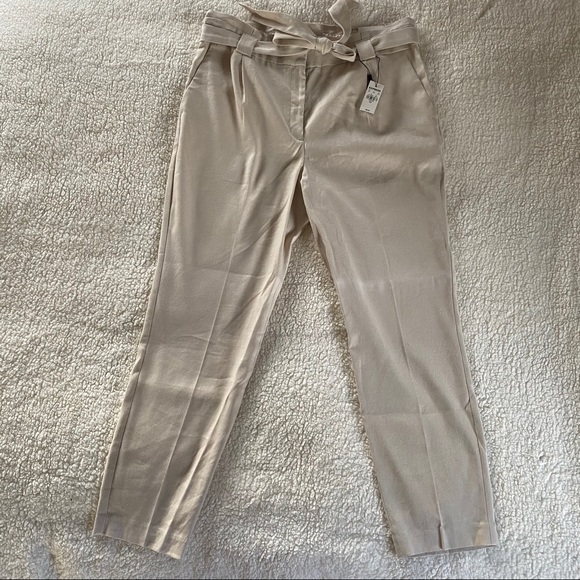 Express cropped pants with front tie - size 14 - Picture 2 of 7